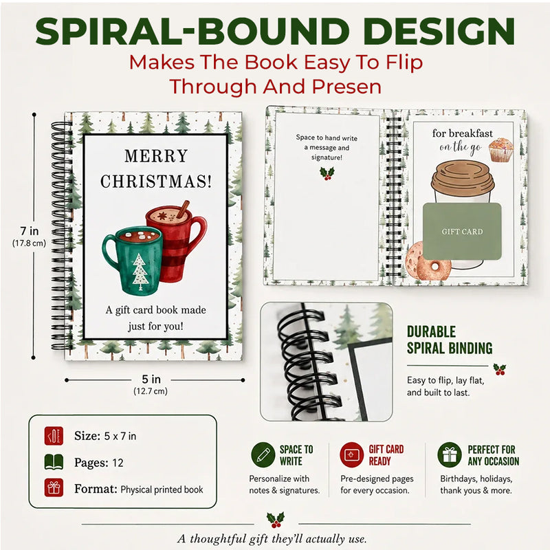 Christmas Gift Card Book