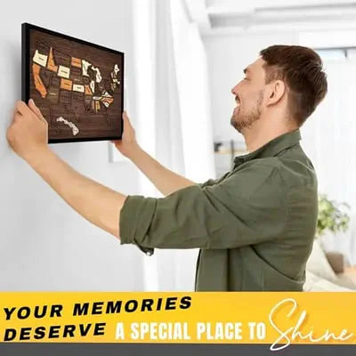 🔥USA Wooden Travel Map Puzzle for Adventure Lovers 🔥